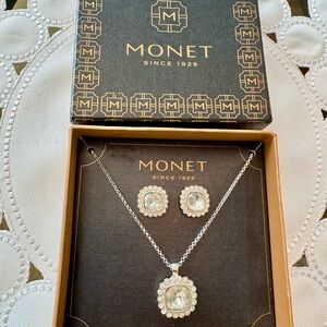 Monet Silver and Gold Necklace